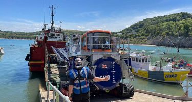 FT&S assisting New Quay RNLI with new lifeboat trials