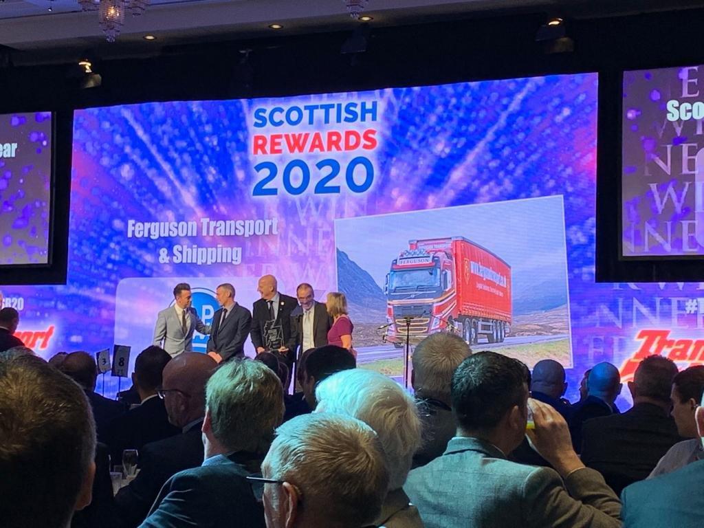Ferguson Transport & Shipping win Scottish Fleet of the Year Award 2019! Ferguson Transport & Shipping win Scottish Fleet of the Year Award 2019!